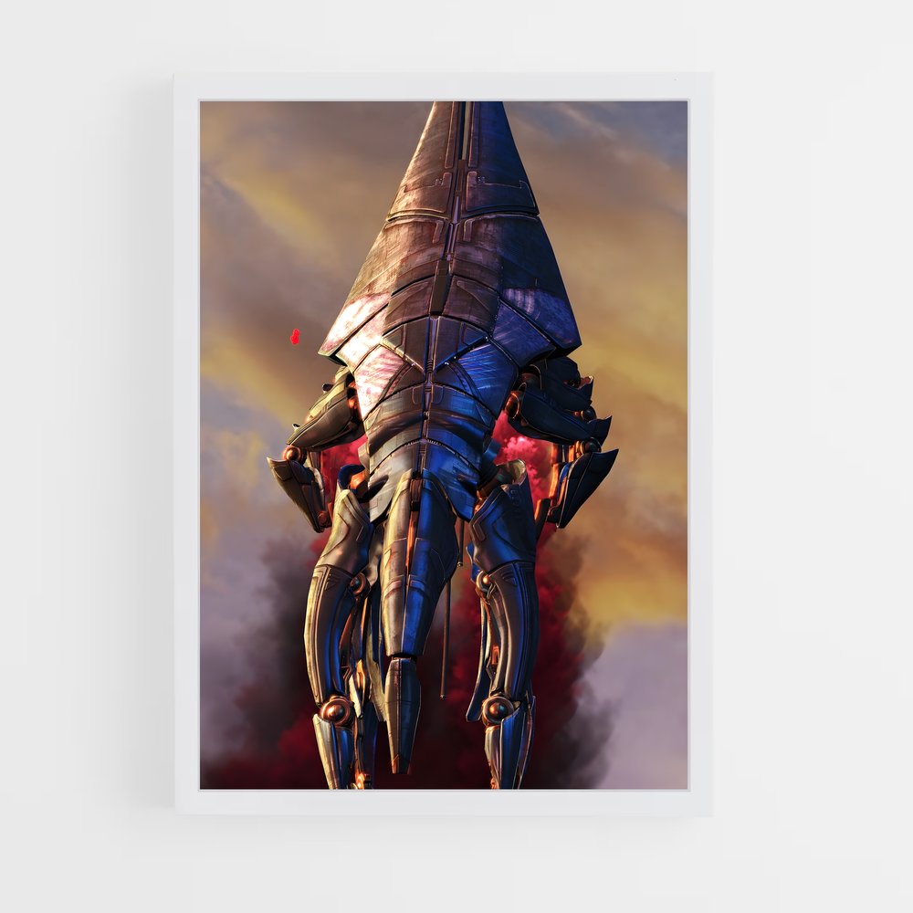 Poster Vaisseau Spectre – affiche Mass effect (vue 3)